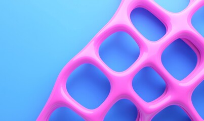 Poster - Innovative Purple Biomimetic Waves Featuring a Perforated Pattern