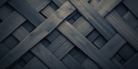 Poster - A textured, woven pattern of dark, intersecting lines creating a sophisticated, modern background.