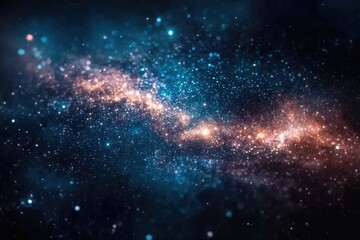 Poster - A close-up view of the stars in the night sky, perfect for use in astronomy or space-related illustrations
