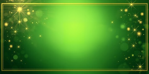 Poster - Sparkling Green Holiday