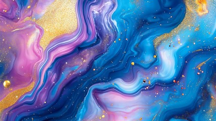 A breathtaking illustration of colorful galaxies in a realistic style, featuring swirling nebulae, sparkling stars, and cosmic dust.