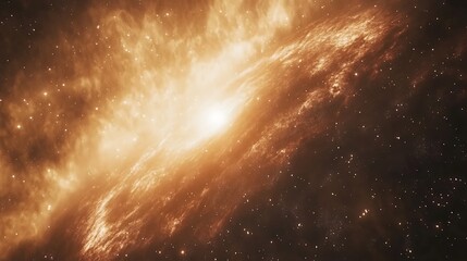 A breathtaking view of a galaxy spiraling gracefully in space, rendered in incredible 4K realism. 