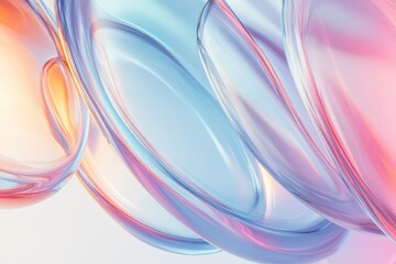 Poster - A high-angle view of multiple circular objects stacked on top of each other