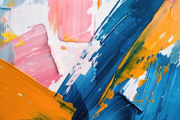Poster - A vibrant and detailed picture of a part of a larger artwork, featuring bright colors and unique design