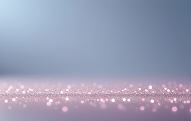 Smooth gradient from blue to pink with a frame of brightly shining small light points and free text space, version 2