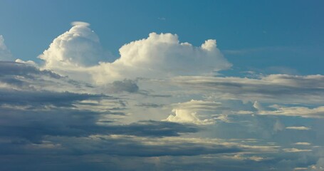 Wall Mural - blue sky with clouds