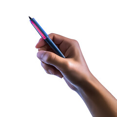 Canvas Print - Hand with magic pen isolated