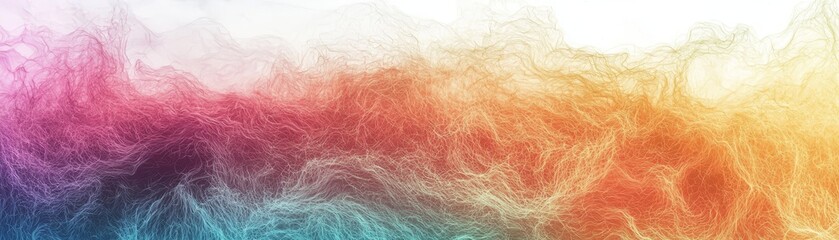 Fototapete - Vibrant abstract art digital canvas colorful patterns creative space contemporary design visual expression