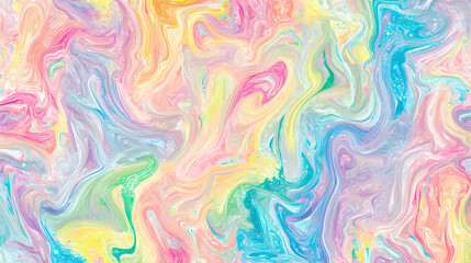 Wall Mural - iridescent holographic rainbow