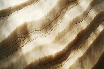 Poster - A close-up of the surface texture of light wood, with natural grain patterns and soft lighting creating an elegant background for design projects.