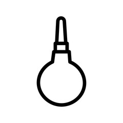 Aufkleber - baby nasal aspirator icon Outline vector for web ui