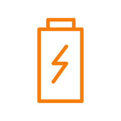 Aufkleber - battery icon Outline vector for web ui
