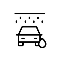 Aufkleber - carwash icon Outline vector for web ui