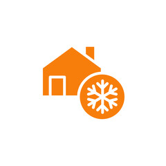 Poster - Cool home icon Outline vector for web ui