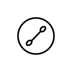 Aufkleber - Cotton buds icon Outline vector for web ui