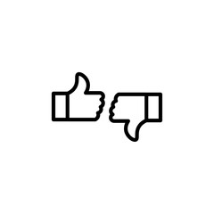 Poster - Criticism icon Outline vector for web ui