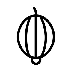 Aufkleber - Gooseberry icon Outline vector for web ui