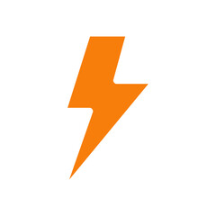 Poster - Lightning icon Outline vector for web ui