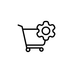 Poster - Procurement icon Outline vector for web ui