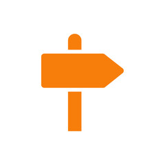 Aufkleber - signpost icon Outline vector for web ui