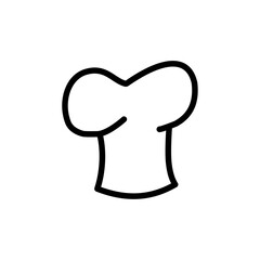 Poster - toque icon Outline vector for web ui