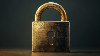 Wall Mural - Padlock icon. Security icon