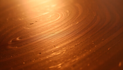 Wall Mural - polished brushed metallic surface with swirling bronze hues and luxury textures in soft warm light