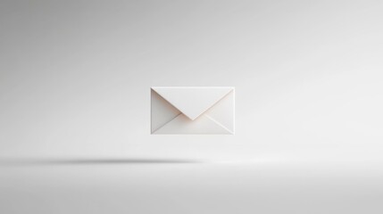 Poster - Hand-drawn email icon on a white background, symbolizing professional correspondence.