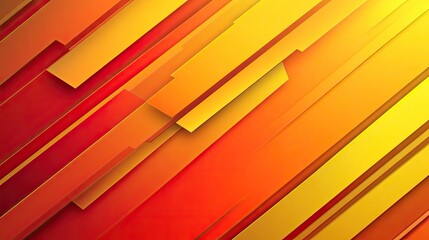 Aufkleber - Vibrant abstract background with dynamic yellow and red gradient layers.