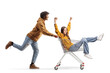 © Ljupco Smokovski - African american guy pushing a teenage girl inside a shopping cart