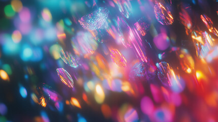 Wall Mural - holographic rainbow foil iridescent texture abstract hologram background