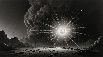 Wall Mural - celestial explosion