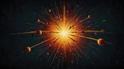 Wall Mural - cosmic explosion