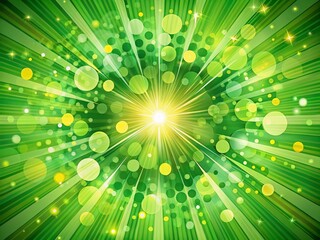 Aufkleber - abstract green comic background with bokeh effect for creative designs and vibrant artwork enhanceme
