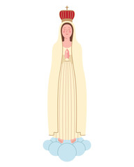 Canvas Print - virgin of fatima