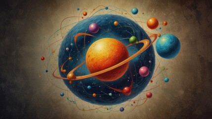 Wall Mural - cosmic ballet