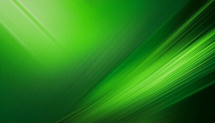 Poster - abstract green gradient background with diagonal light, motion effect wallpaper