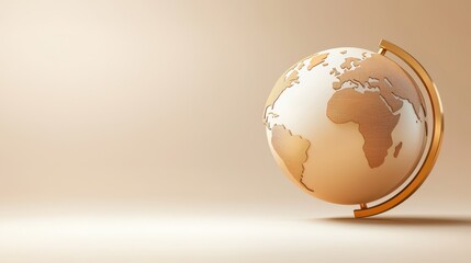 Poster - Hand-drawn globe icon, illustrating international business reach.