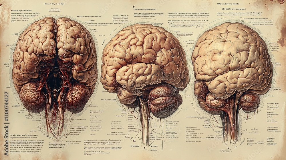 Understanding the Brain: A Hand-Drawn Diagram of the Neocortex, Limbic ...