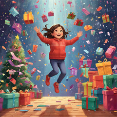 Wall Mural - Christmas Happy