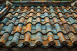 © Evdoha - Antique tiles on the roof of a building. ,
