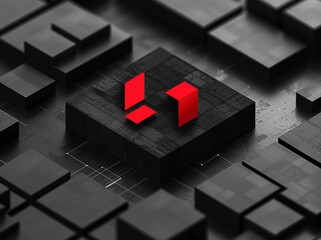 Poster - Minimalist H Letter Logo Vector Simple Modern Design