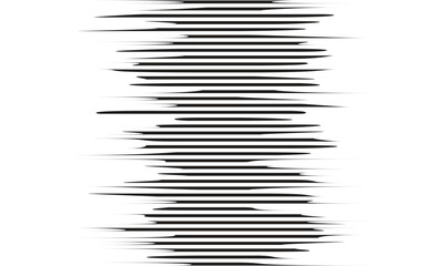 Poster - abstract simple black tweak line pattern vector can be used background.