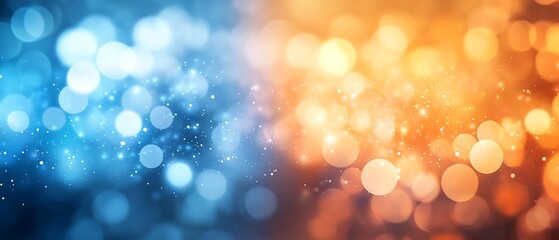 Wall Mural -  Dark blue design and orange gradient abstract background design banner with blur design 