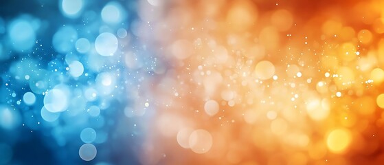 Wall Mural -  Dark blue design and orange gradient abstract background design banner with blur design 