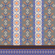 © Jeerapakrant - Art Abstract with Pixel Art Designs. Traditional Cross Stitch needlework. Geometric Ethnic Pattern, Embroidery, Textile Ornamental, Fabric, Hand Stitch Pattern, Cultural Stitching Pixel Art