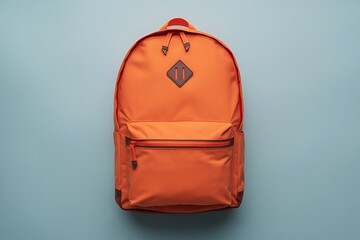 nice backpack empty space background ,travel concept .rucksack education symbol and nice colou