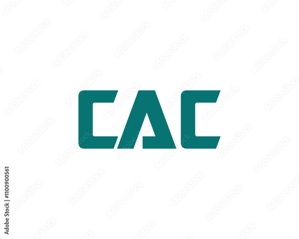 CAC Logo design vector template. CAC Stock Vector | Adobe Stock