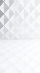 Poster - abstract geometric white background