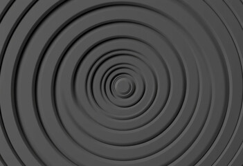Poster - concentric rings a series of perfect circles within circles each ring a different thickness an